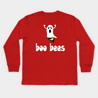 boo bees Funny Halloween Kids Long Sleeve T-Shirt